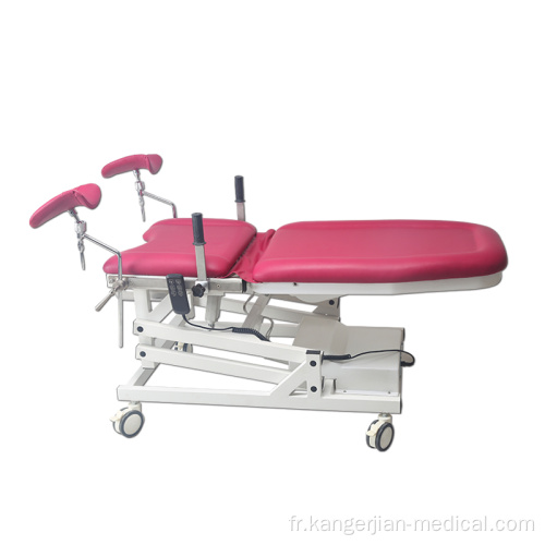 Canapé de lit de chaise d&#39;examen de l&#39;hôpital de gynécologie portable